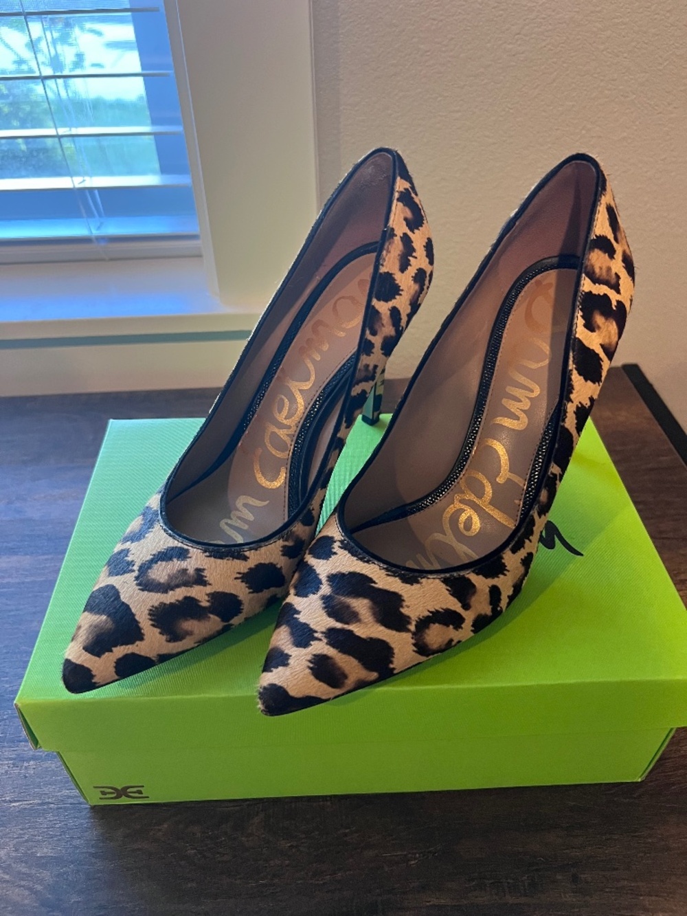Sam Edelman Hazel Pump - Size 7.5 - Leopard print calf hair - Worn Once.